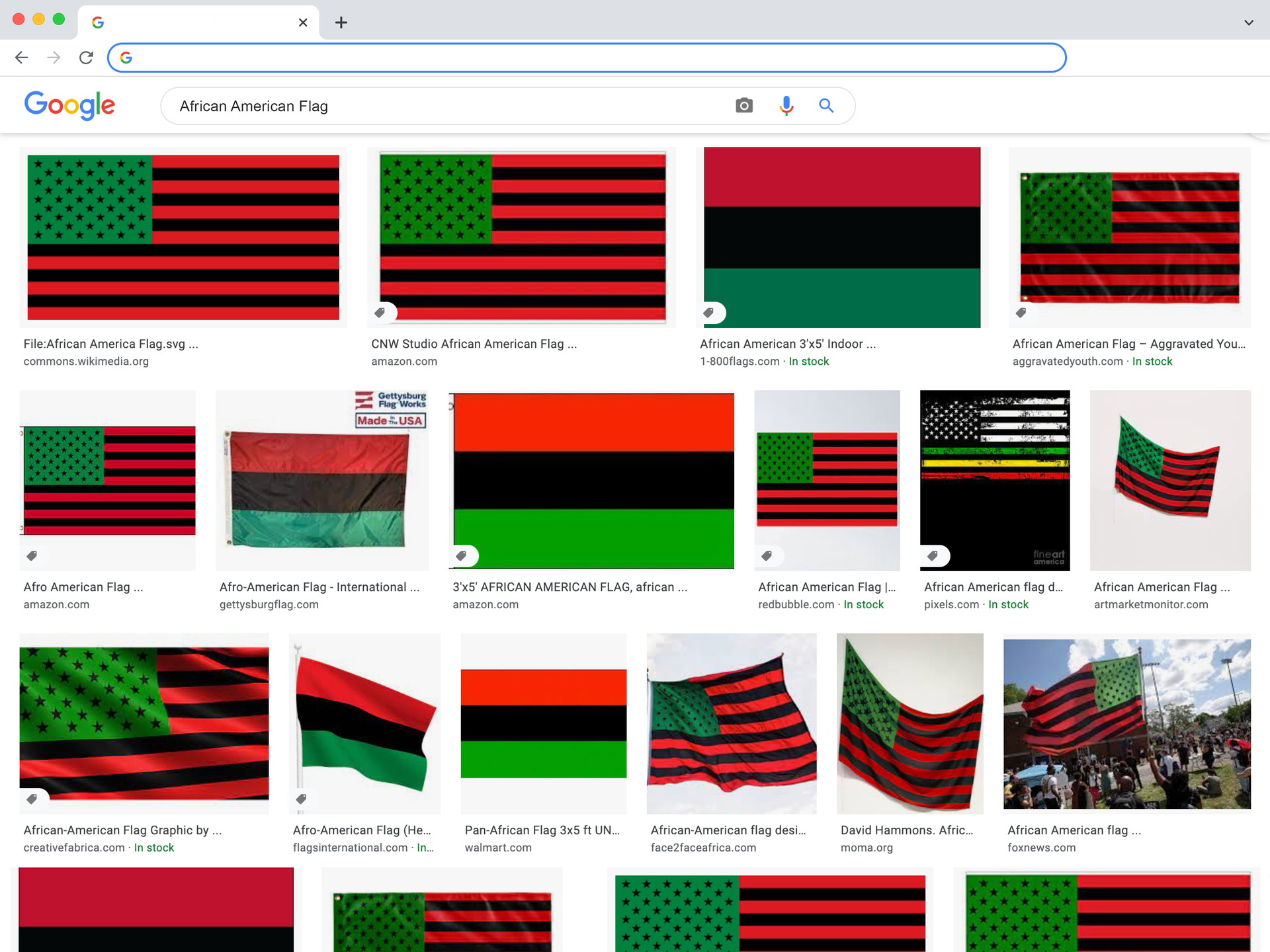 A Brief History of the African American Flag - Articles - Source Type